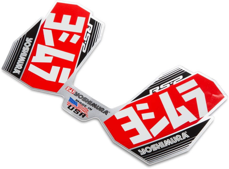 Yoshimura RS2-NB001 RS-2 Muffler Decal Set