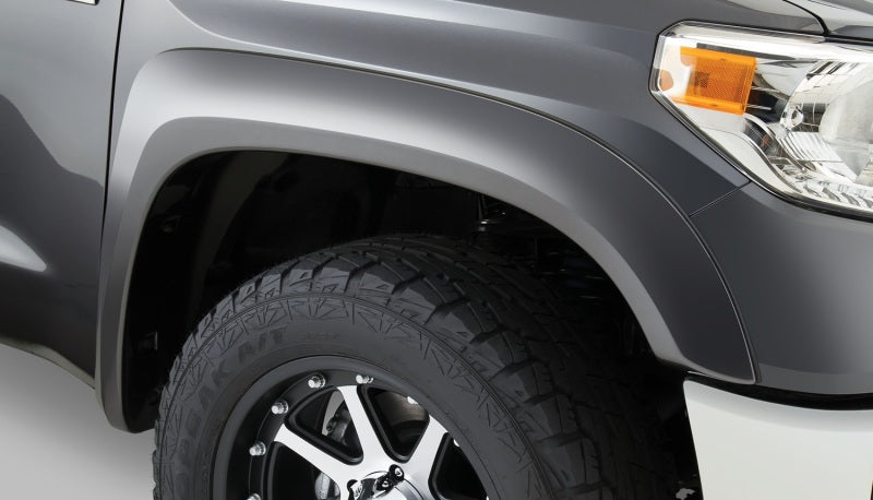 Bushwacker 14-18 Toyota Tundra Fleetside Extend-A-Fender Style Flares 4pc Black 30919-02