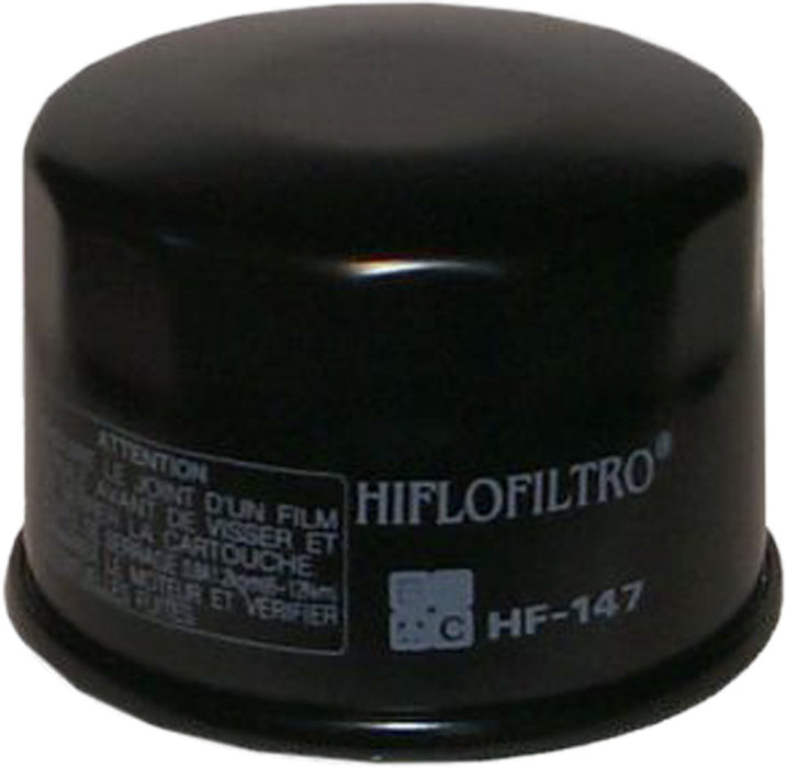 Hiflofiltro HF147 Single Oil Filters, black