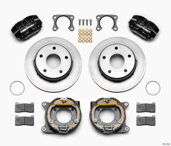 Wilwood Dynapro Lug Mount P/S Park Brake Kit Big Ford 2.36in Off Bronco 5 x 5.50 140-13322