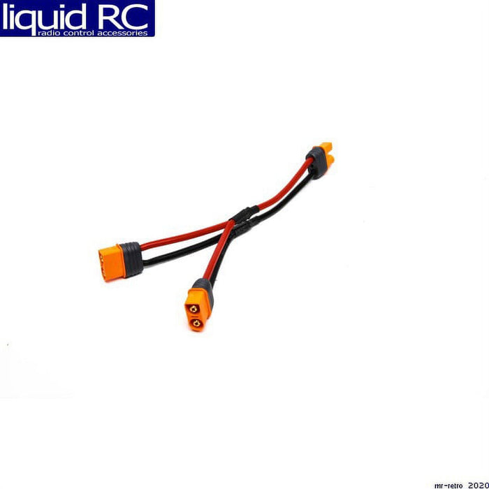 Spektrum XCA307 IC3 Battery Parallel Y-Harness 6 inch / 150mm; 13 AWG