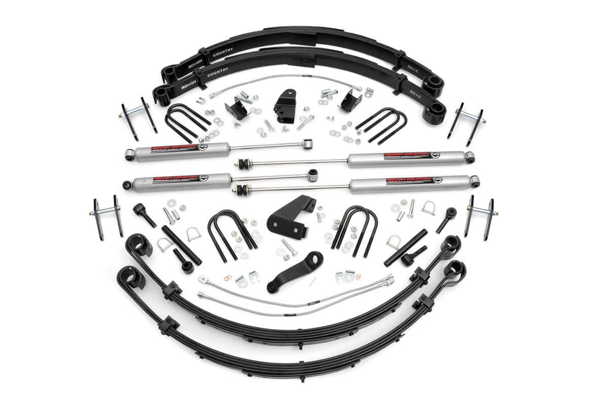 Rough Country 6 Inch Lift Kit Power Steer Fits Jeep Wrangler Yj 4WD (1987-1995) 622N2