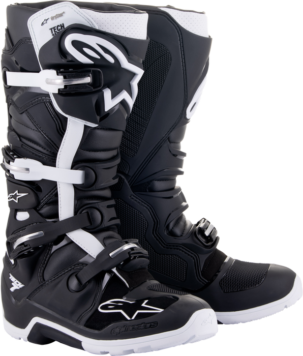 Alpinestars Tech 7 Enduro Drystar MX Boots (Black/White, 7)