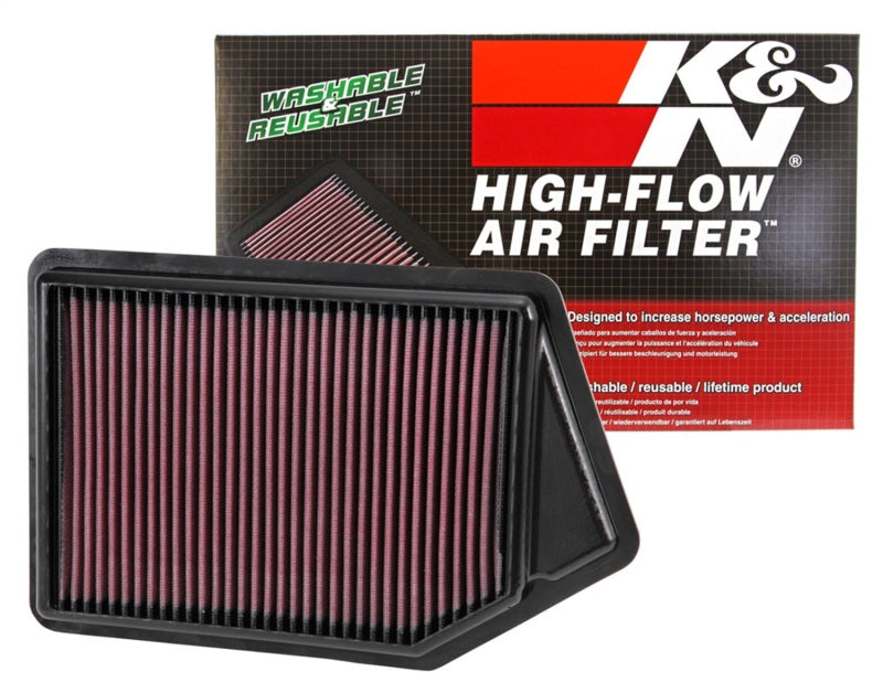 K&N Replacement Air Filter 13-14 Honda Accord L4-2.4L F/I 33-2498