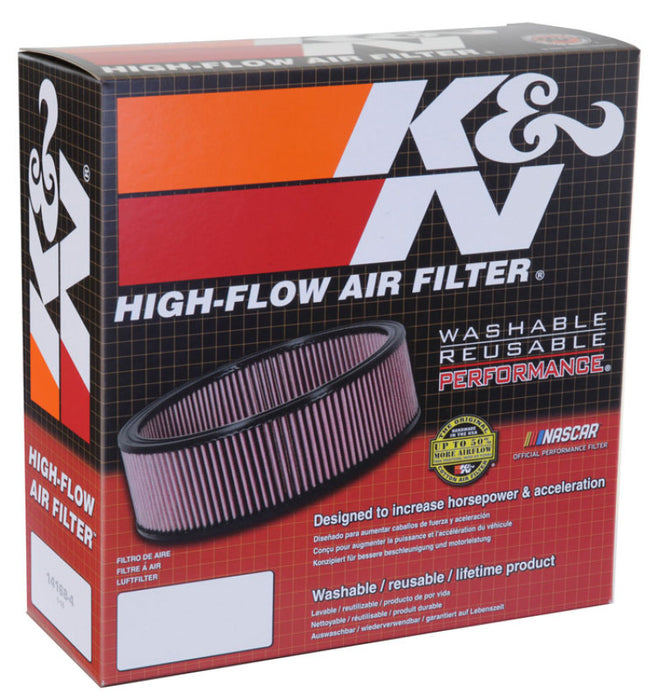 K&N Replacement Air Filter AMC-compatible with Jeep,Compatible with Dodge TRUCKS, 1961-90 E-1080