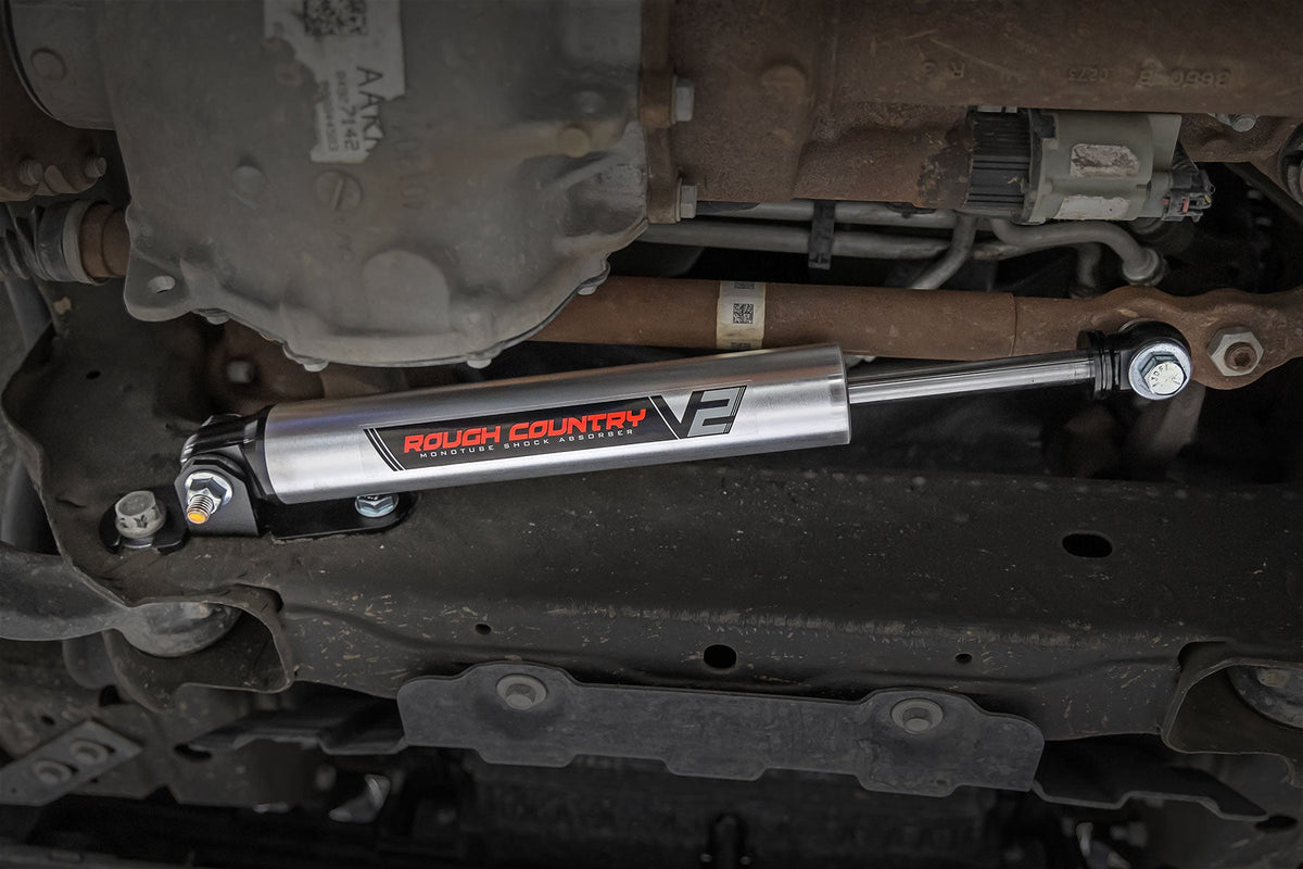 Rough Country V2 Steering Stabilizer Fits Chevy/GMC 2500HD/3500HD (16-23) 8730170