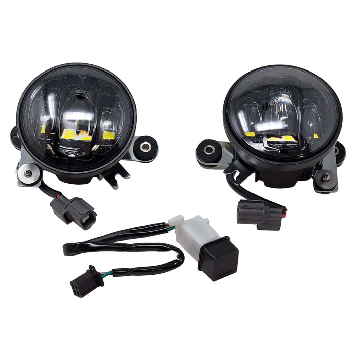 Pathfinder Led Fog Light Kit Black Hon FG610BN