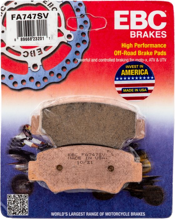 Ebc FA747SV SV Series Severe Duty Brake Pads