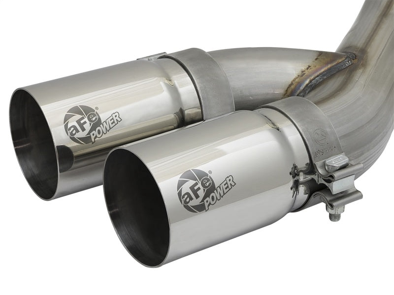 aFe POWER Rebel Series 3.5in 409 SS Cat Back Exhaust w/Pol Tips 14-17 RAM 2500/3500 V8-6.4L Hemi 49-42057-P