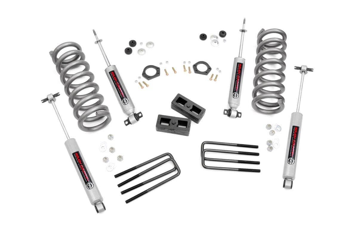 Rough Country 2 Inch Lift Kit Fits Chevy/GMC 1500 Truck/Suv 2WD (1988-1999) 230N3