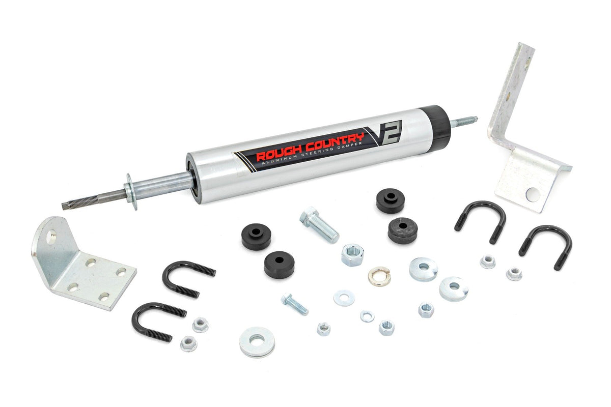 Rough Country V2 Steering Stabilizer 0-3 Inch Lift Fits Chevy/GMC 1500 Truck/Suv/Yukon (92-06) 8732670