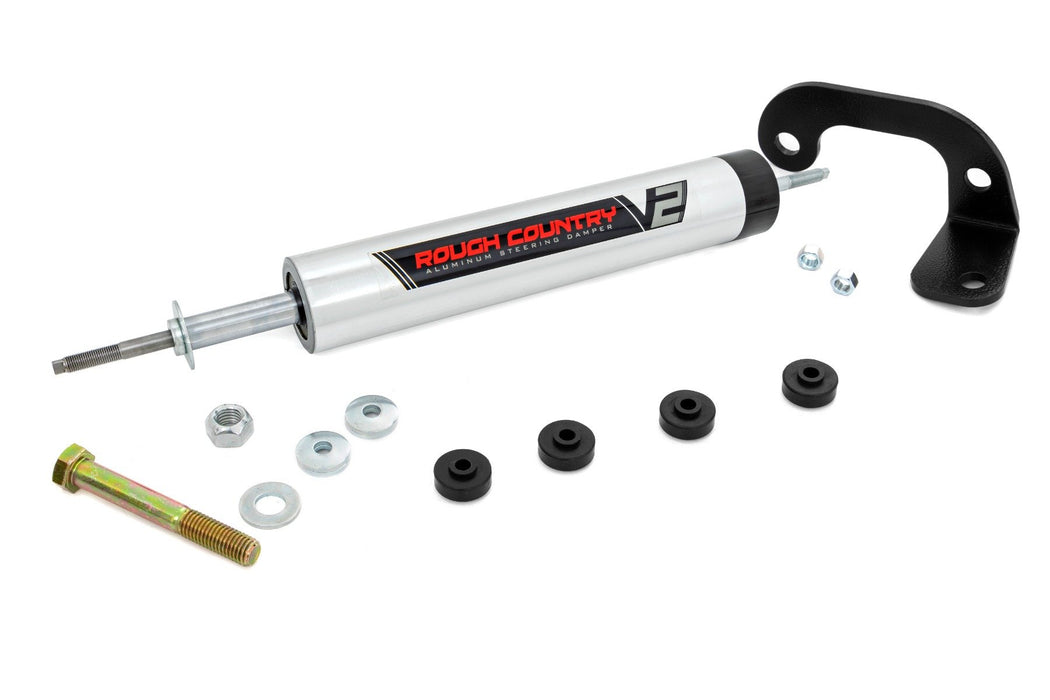 Rough Country V2 Steering Stabilizer 4-6 Inch Lift Chevy/fits gmc 1500 Truck/Suv (88-99) 8737170