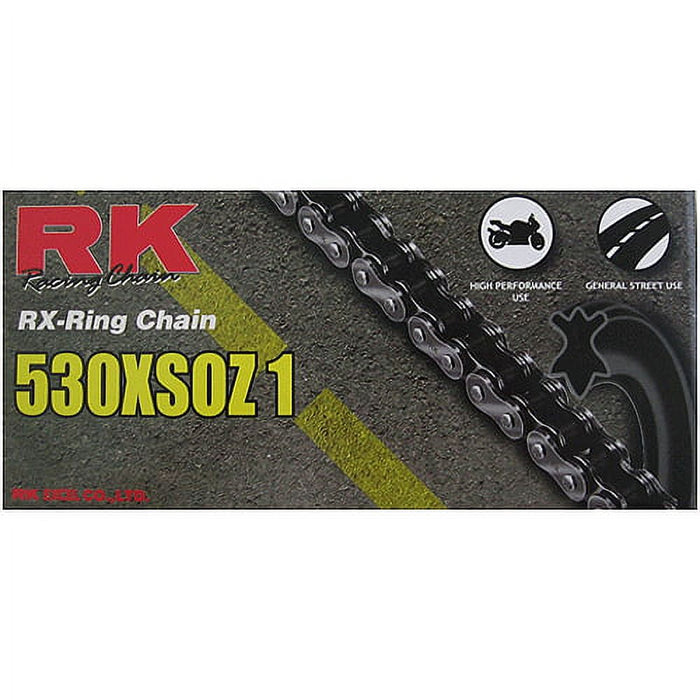 RK 530XSOZ1 High Perform Street Sport RX-Ring Motorcycle Chain 104 Link