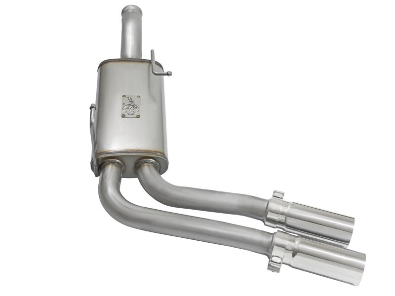 aFe Rebel Series CB Middle-Side Exit SS Exhaust w/ Polished Tips 09-16 GM Silverado/Sierra V6/V8 49-44070-P