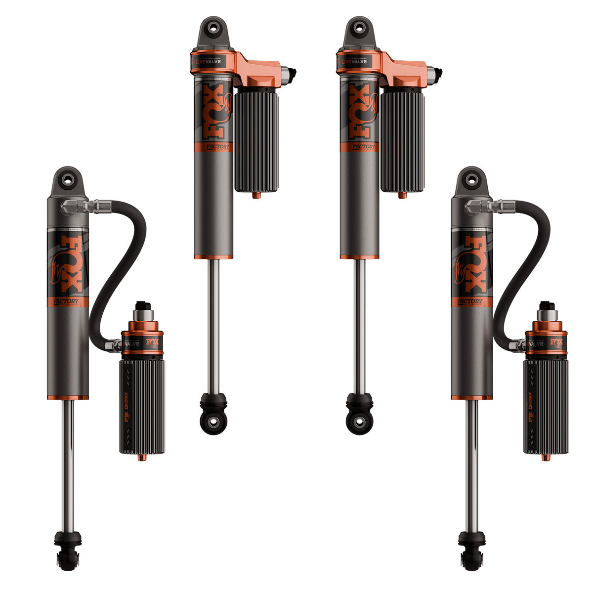 FOX Factory Race Series 3.0 Live Valve Internal Bypass Reservoir Pair Adjustable 883-26-160
