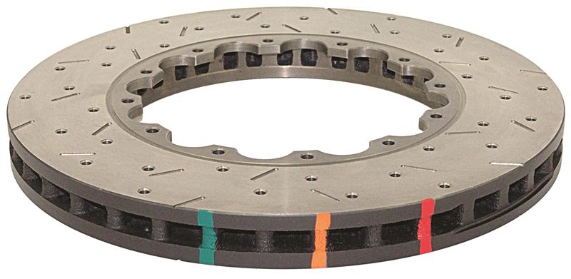 DBA Compatible with Nissan Skyline (Various) Front Drilled & Slotted 5000 Series Replacment Ring 5928.1XS