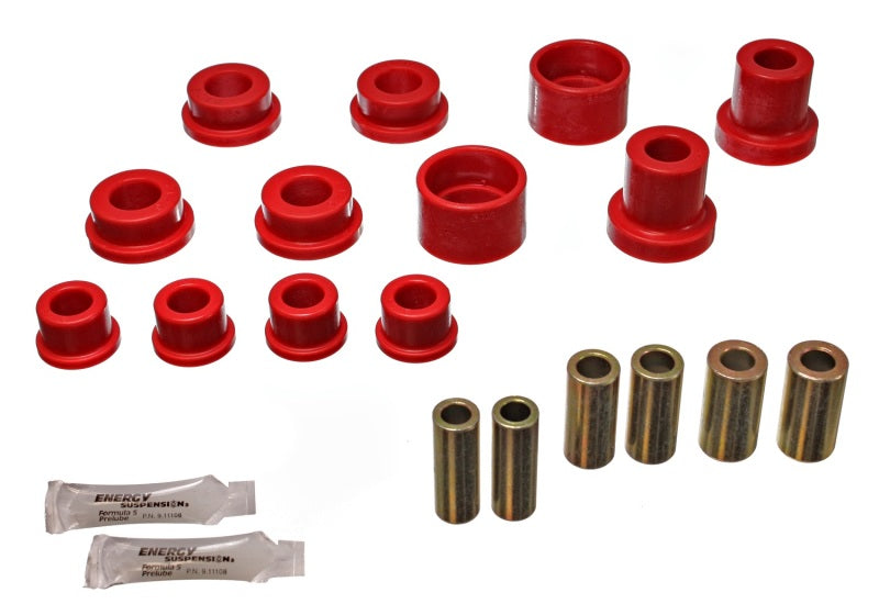 Energy Suspension 90-94 Mitsubishi Eclipse AWD Red Rear Control Arm Bushing Set 5.3113R