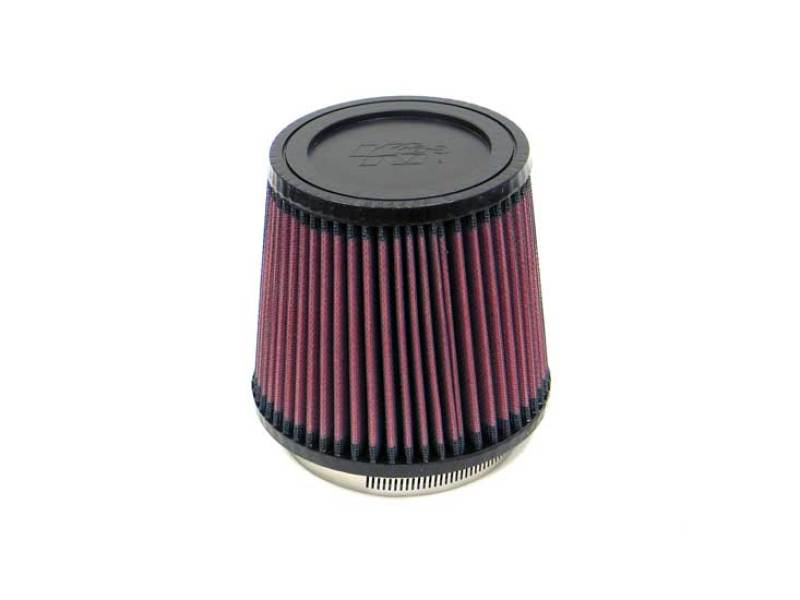 K&N Filter Universal Rubber Filter 3.75in Flange ID / 5.375in Base OD / 4.375in Top OD / 5in Height RU-4250