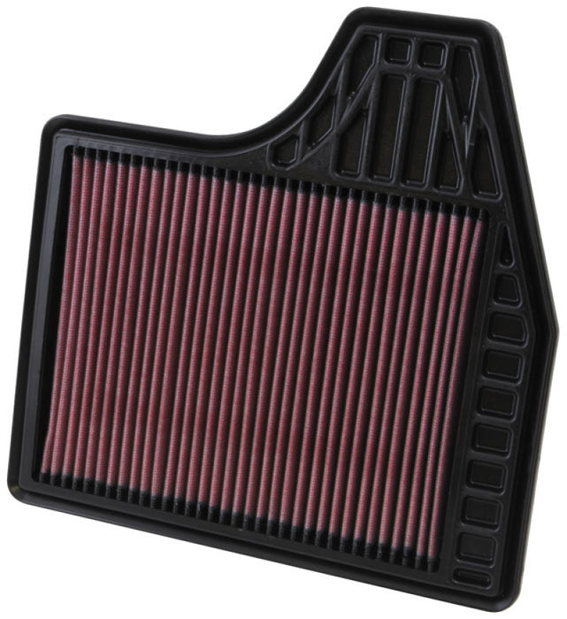 K&N Replacement Filter 11.438in O/S Length x 11.375in O/S Width x 1in H for 13 Compatible with Nissan Altima 2.5L 33-2478