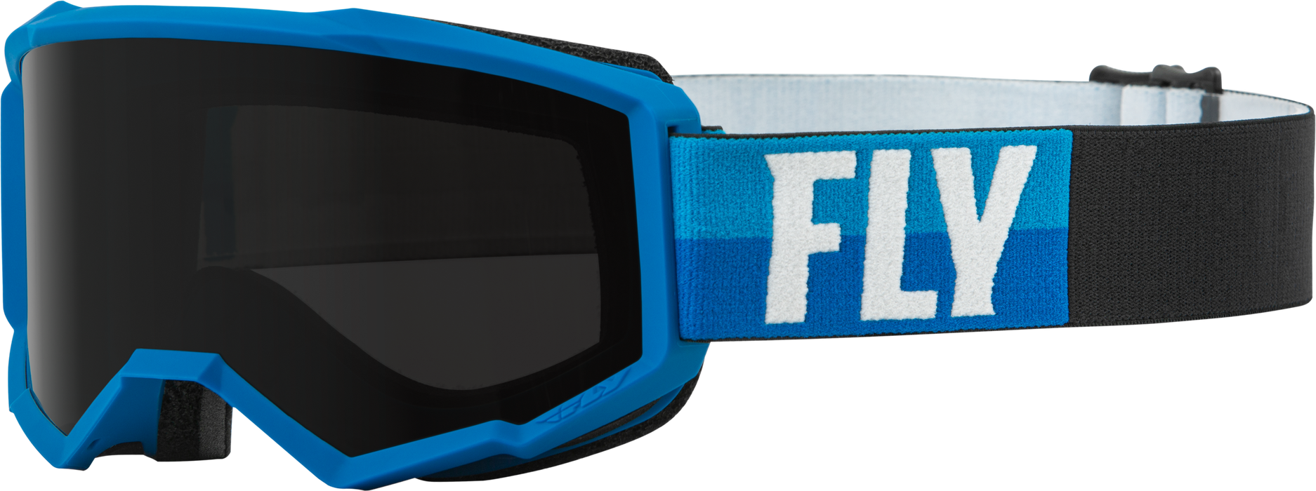 Fly Racing 37-51673 Zone W/C Goggle Blue/Black W/Dark Smoke Hydrophoc Lens