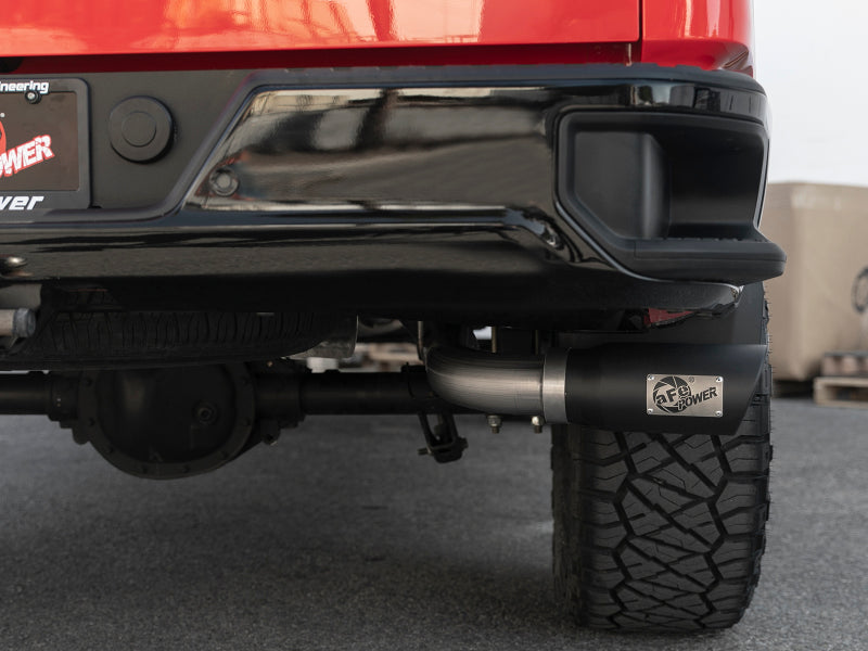 afe Apollo GT Series 2019 GM Silverado/Sierra 1500 4.3L/5.3L 409 SS CatBack Exhaust System w/Blk Tip 49-44107-B