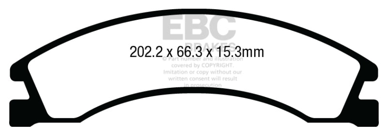 EBC 08+ Ford Econoline E150 4.6 Ultimax2 Rear Brake Pads UD1329