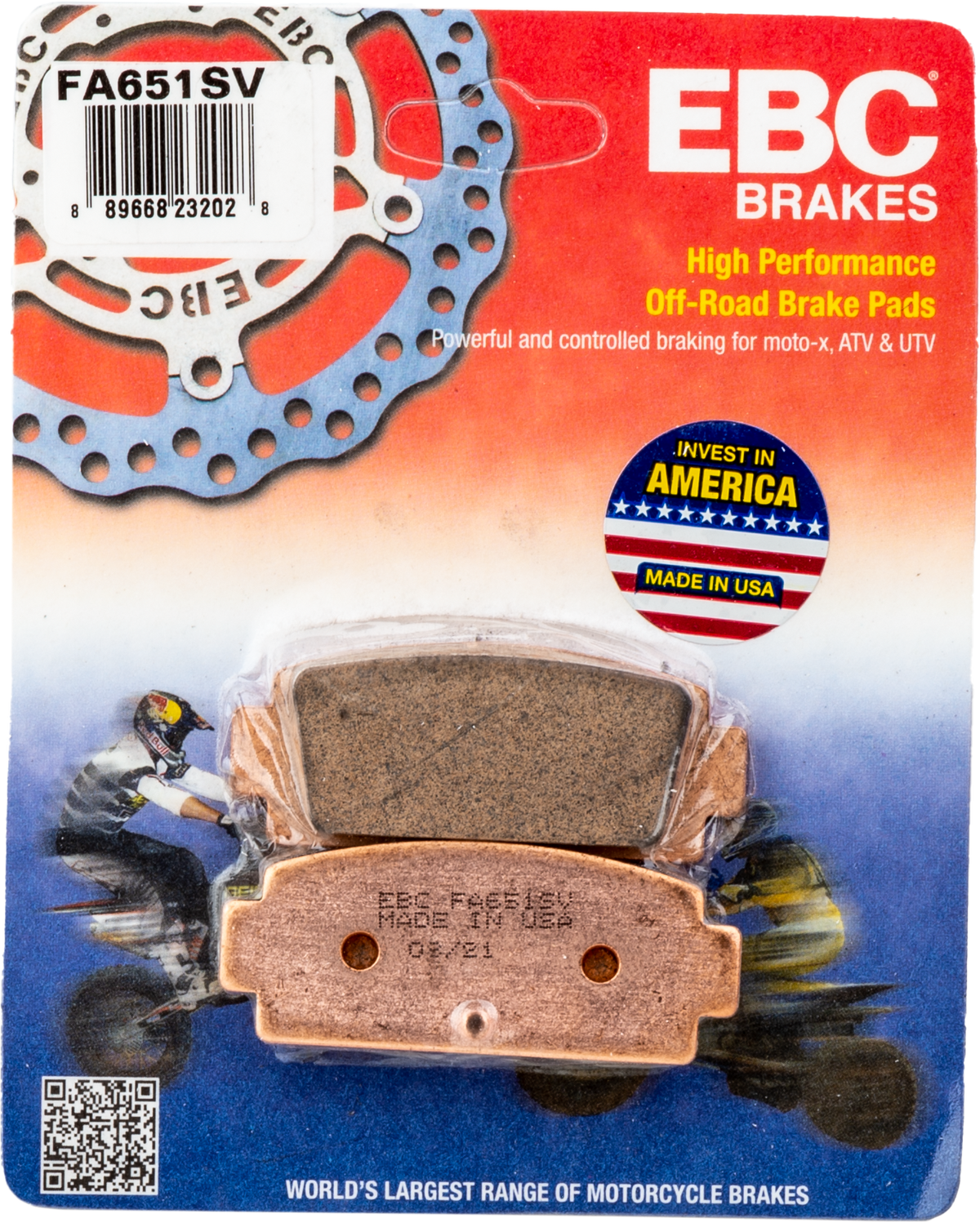 Ebc FA651SV SV Series Severe Duty Brake Pads