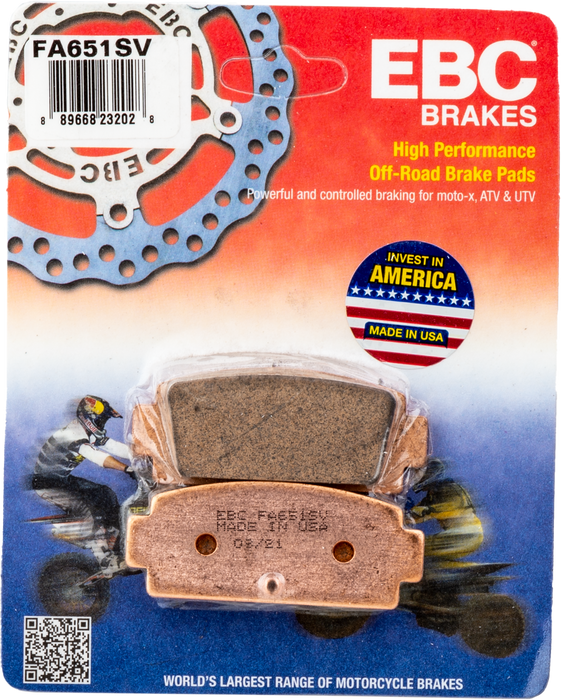 Ebc FA651SV SV Series Severe Duty Brake Pads