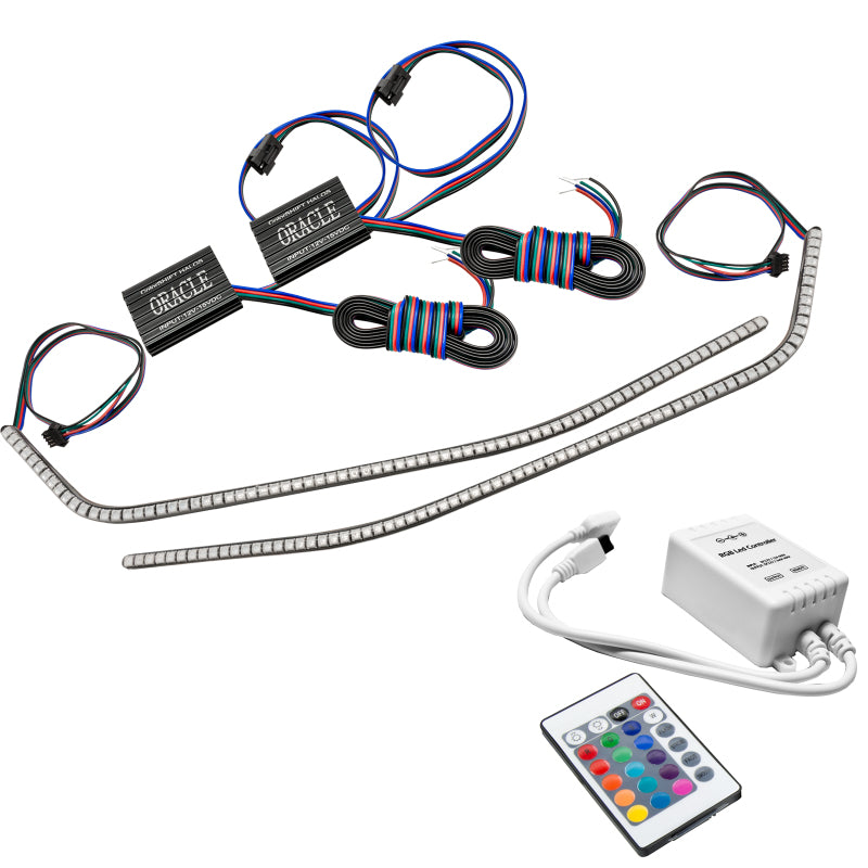 Oracle 16-21 Fits Chevy Camaro Surface Mount DRL Modules Colorshift W/ Simple Controller See Warranty 1297-504