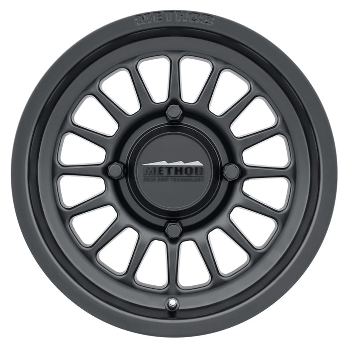 Method MR411 Bead Grip 15x10 / 6+4/25mm Offset / 4x136 / 106.25mm CB Matte Black Wheel MR41151047564