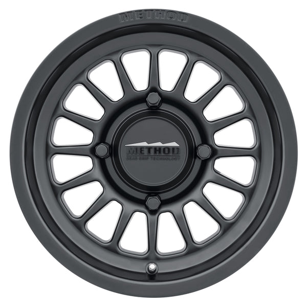 Method MR411 Bead Grip 14x7 / 4+3/13mm Offset / 4x156 / 132mm CB Matte Black Wheel MR41147046543