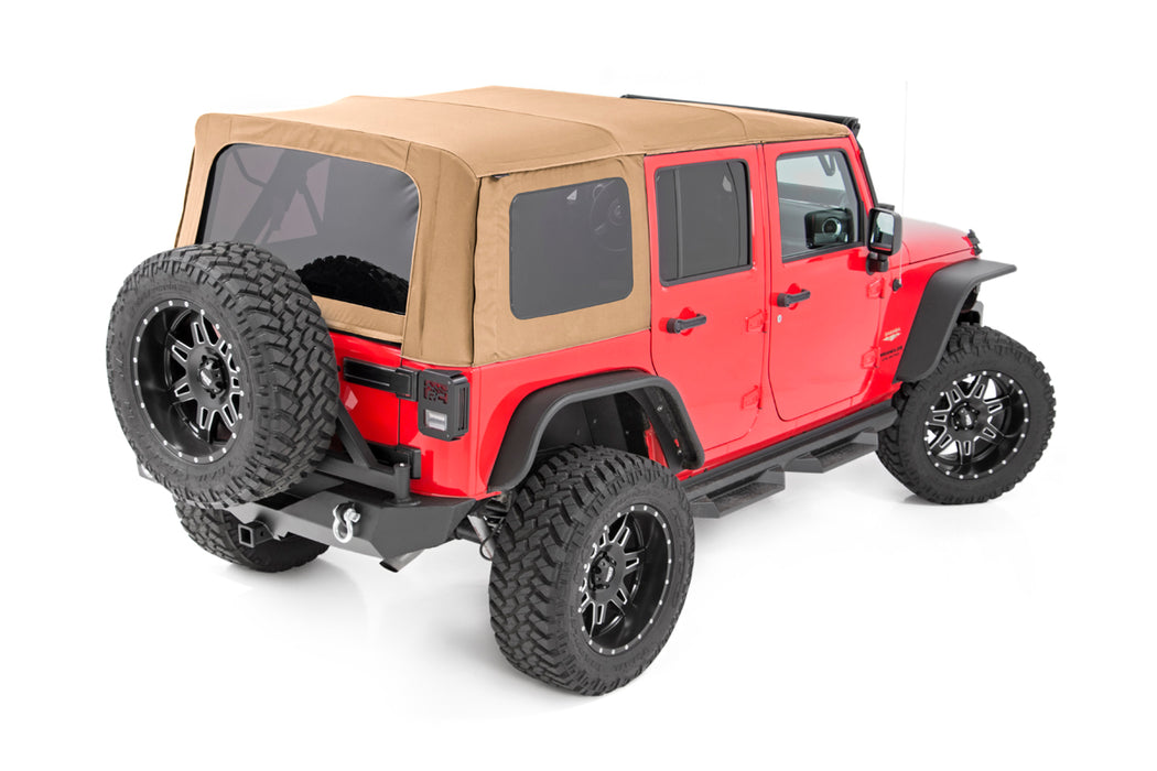 Rough Country Soft Top Replacement Spice 2 Door compatible with Jeep Wrangler Jk (10-18) RC85460.70