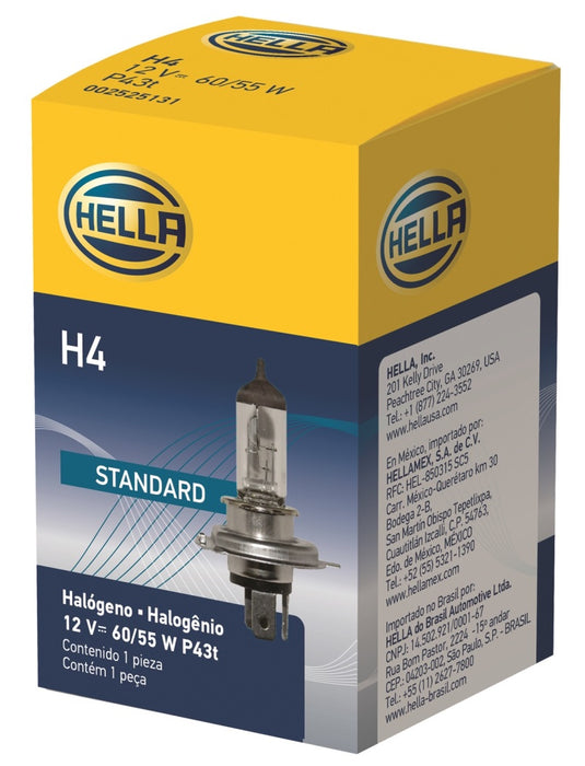 Hella Halogen H4 12V 60/55W Bulb H4