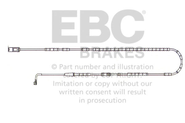 EBC 2009-2010 Fits BMW Z4 3.0L (E89) Rear Wear Leads EFA143