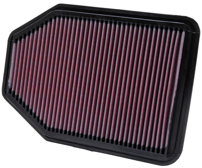 K&N 07-10 compatible with Jeep Wrangler 3.8L V6 Drop In Air Filter 33-2364