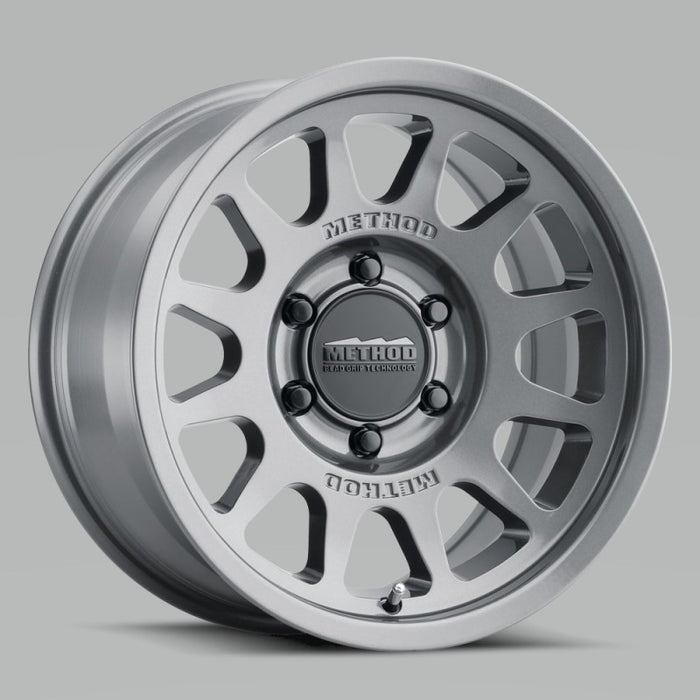 Method MR703 16x8 0mm Offset 6x5.5 106.25mm CB Gloss Titanium Wheel MR70368060800