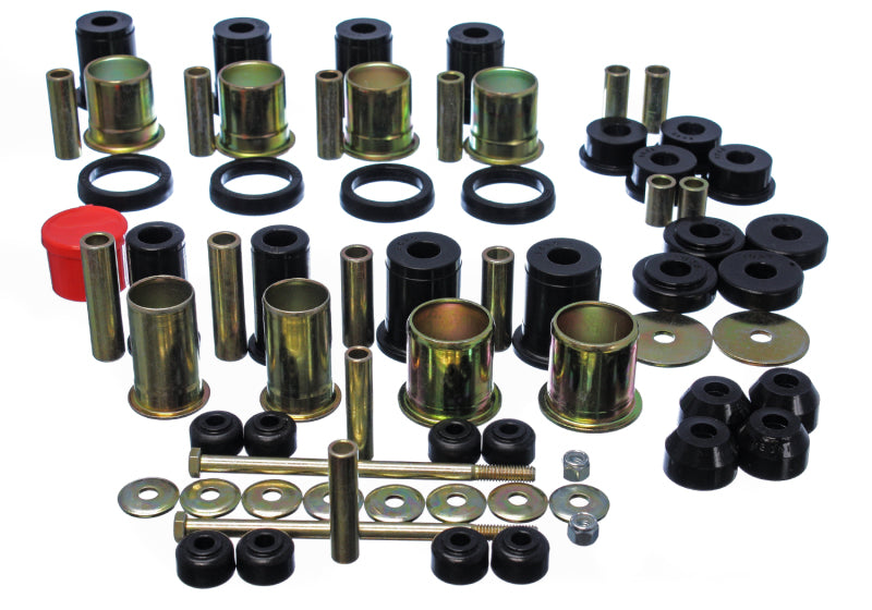 Energy Suspension 89-92 Chevrolet Camaro Black Hyper-flex Master Bushing Set 3.18131G