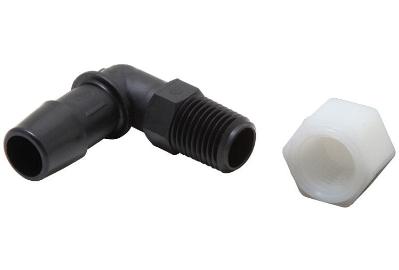 K&N Air Filter Vent Kit White 90 Degree Plastic 0.50in Flange 1.75in H 1.75in L 85-1120