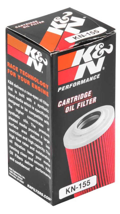 K&N Motorcycle Oil Filter: High Performance, Premium, Designed to be used with Synthetic or Conventional Oils: Fits Select KTM, Husqvarna Vehicles, KN-155