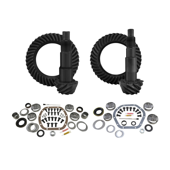 Yukon Gear & Install Kit Package compatible with Jeep JK Non-Rubicon in a 4.88 Ratio YGK013