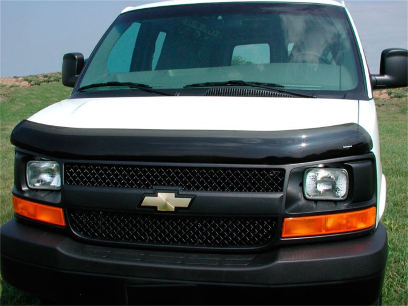 Stampede 2003-2014 Chevy Express 1500 Vigilante Premium Hood Protector Smoke 3031-2