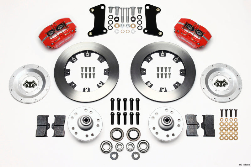 Wilwood Dynapro Dust-Boot Front Kit 12.19in Red 67-69 Camaro 64-72 Nova Chevelle 140-13203-R