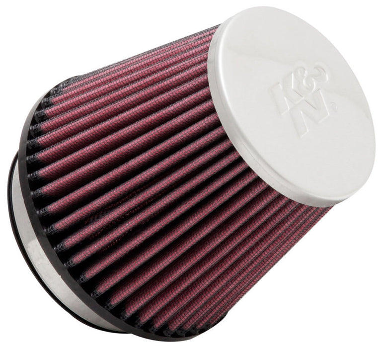 K&N Universal Clamp-On Air Filter: High Performance, Premium, Replacement Filter: Flange Diameter: 3.125 In, Filter Height: 4.375 In, Flange Length: 0.9375 In, Shape: Round Tapered, RC-9160