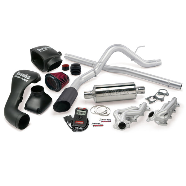 Banks Power 04-08 Ford 5.4L F-150 ECSB PowerPack System SS Single Exhaust w/ Black Tip 48532-B