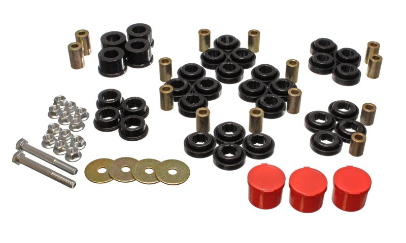 Energy Suspension Chrysler/Compatible with Dodge Red Rear End Control Arm Bushing Set (Non SRT Models) 5.3141G