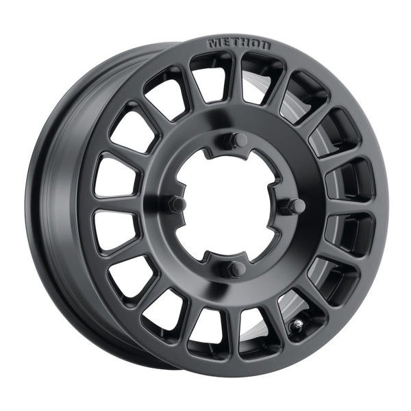 Method MR407 Bead Grip 15x6 / 5+1/51mm Offset / 5x4.5 / 77mm CB Matte Black Wheel MR40756012551