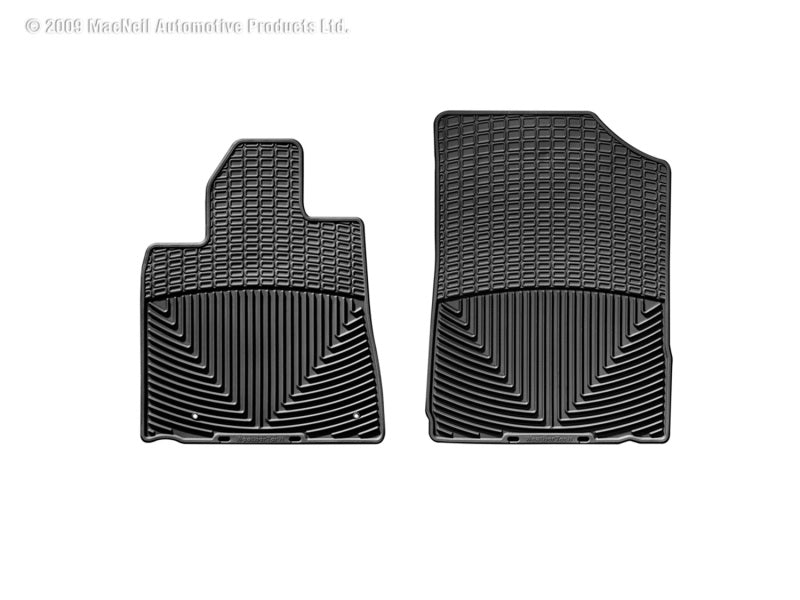 WeatherTech 08-11 Toyota Sequoia Front Rubber Mats Black W76