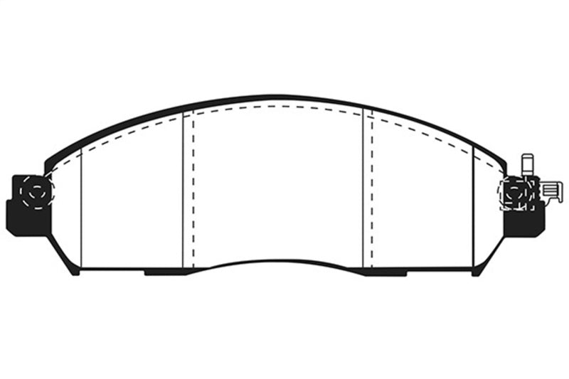 EBC 17+ Compatible with Nissan Leaf Electric Ultimax Front Brake Pads UD2138