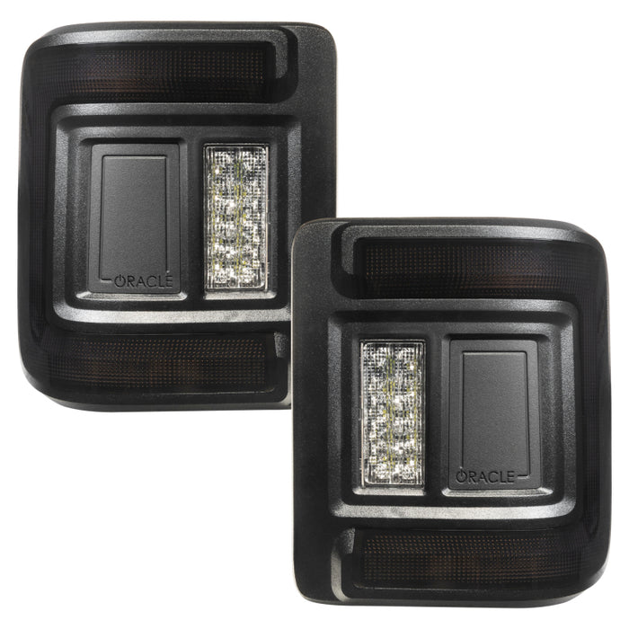 Oracle Lighting "Black Series" Flush Mount Led Tail Lights For Jeep Wrangler Jl 5884-504-T