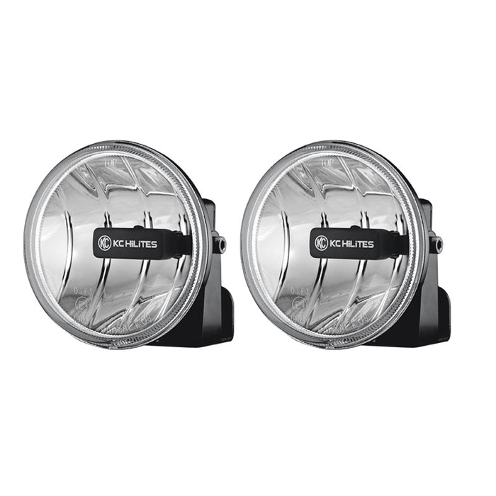 KC HiLiTES 4in. Gravity G4 LED Light 10w SAE/ECE Clear Fog Beam (Pair Pack System) 493